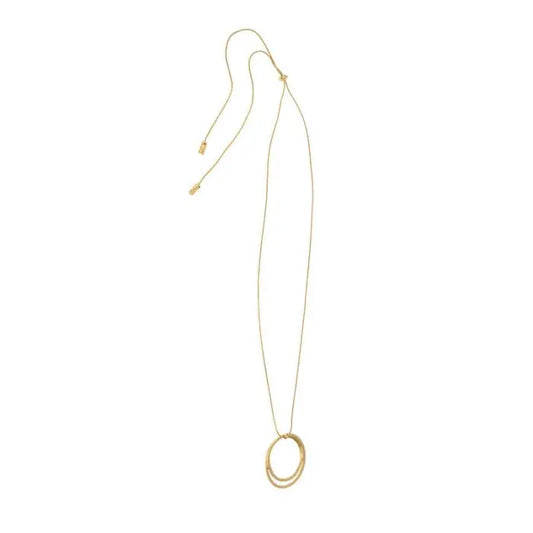 Adjustable Open Pendant Necklace