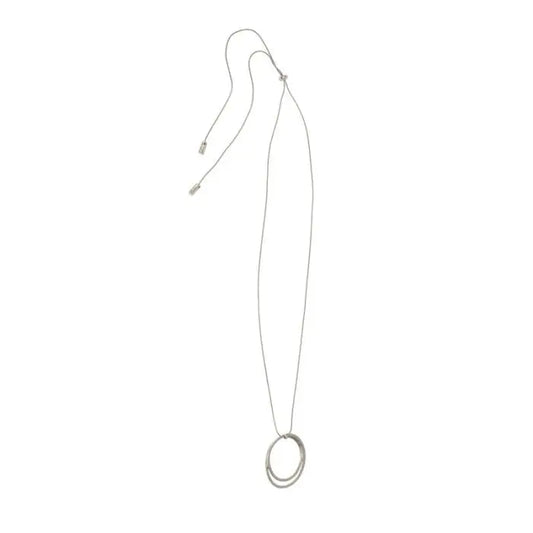Adjustable Open Pendant Necklace