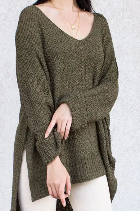 Top Sweater 3/4 Slv Pullover