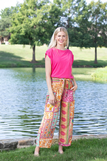 Effortlessly Chic: The Limitless Cropped Wide Leg Boho Pant
