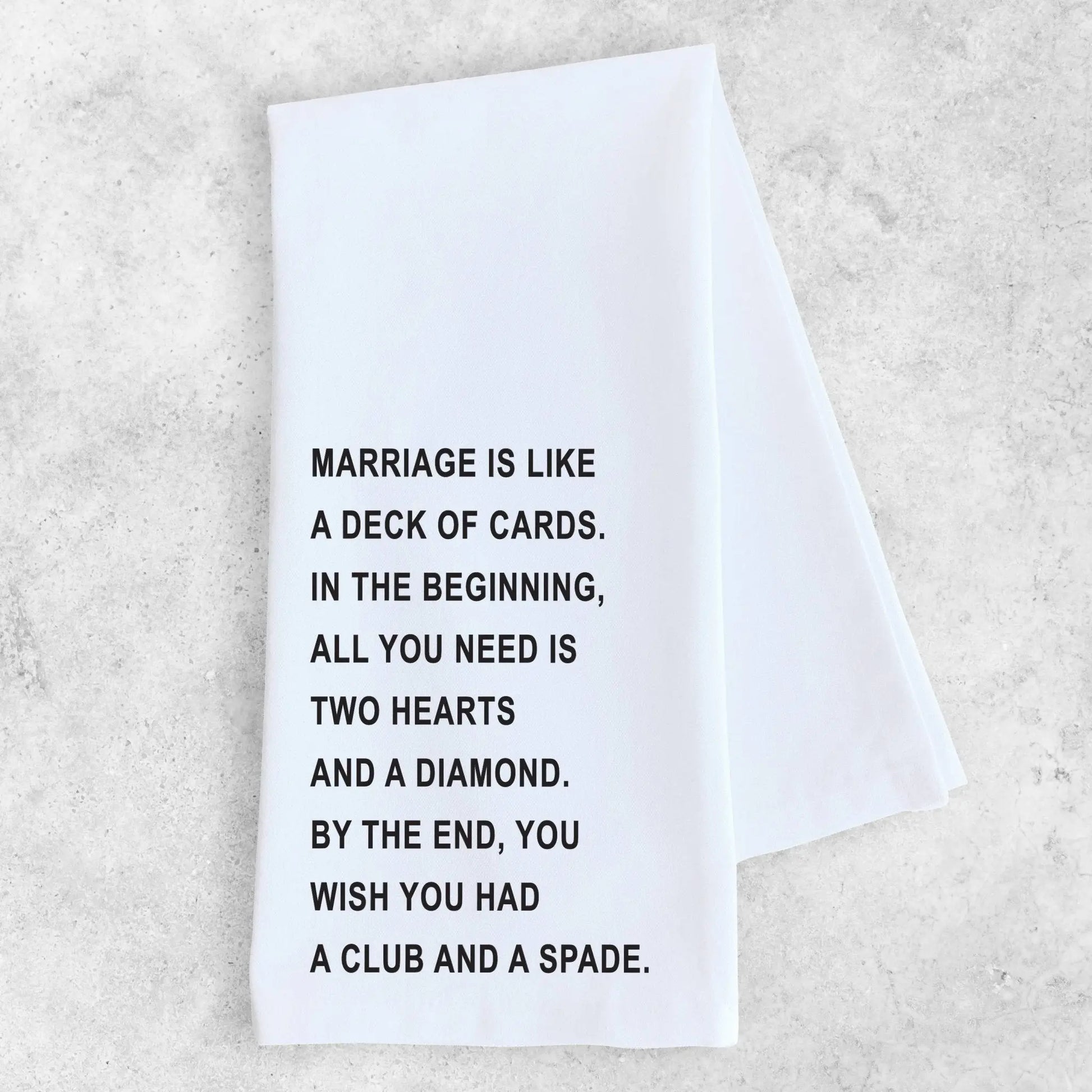 Marriage - Tea Towel - Bay-Tique