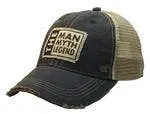 The Man The Myth The Legend Distressed Trucker Cap - Bay-Tique