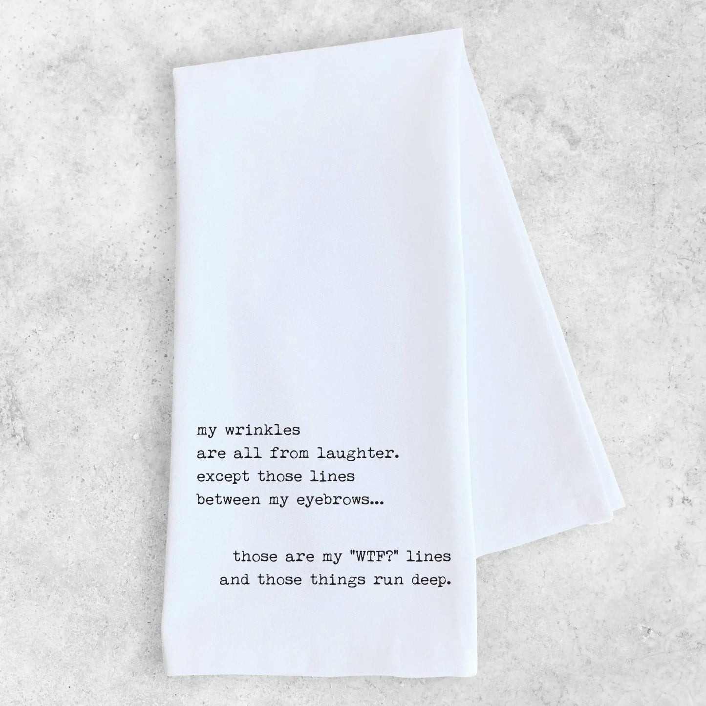 WTF Lines - Tea Towel - Bay-Tique